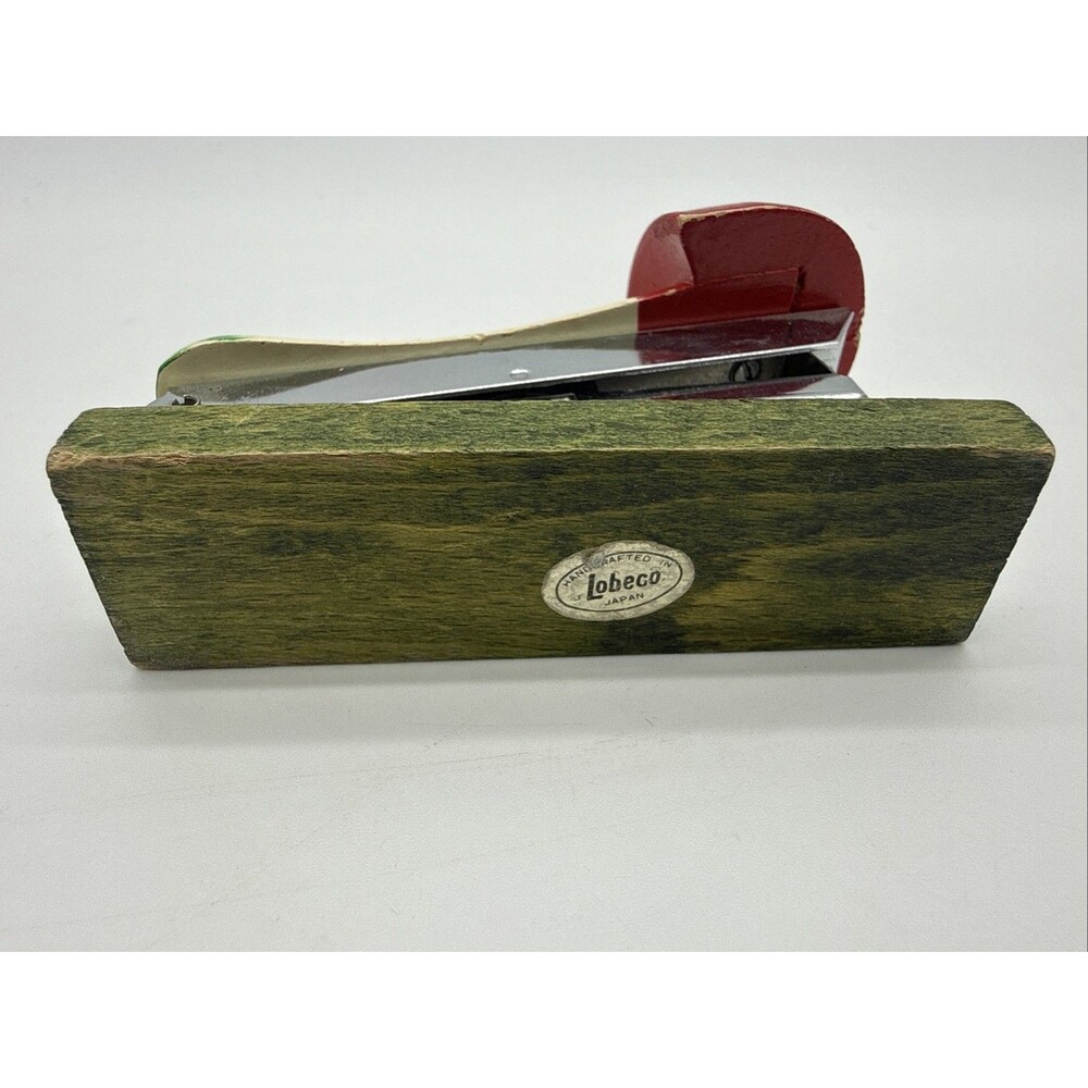 Vtg  60s 70s Amanita Red White Wood Mushroom Small  Stapler Lobeco Made In Japan - Picture 5 of 6